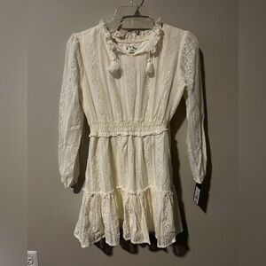 Art Class Ivory Lace Kids Dress